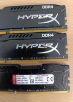 3x 8gb KINGSTON hyperx fury ddr4 geheugen, DDR4, 8 GB, Ophalen of Verzenden, Zo goed als nieuw