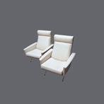 Beaufort Space Age lounge stoelen 70's Belgisch design, Ophalen, Gebruikt, Minder dan 75 cm, 75 tot 100 cm