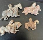 Bodemvondst….Antiek- Tinnen Paarden met Ruiters, Ophalen of Verzenden