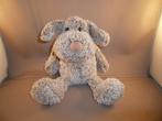 jellycat hond bruin/grijs zwarte ogen bruine neus harige, Ophalen of Verzenden, Zo goed als nieuw, Hond