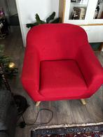 Rode fateuil, Gebruikt, Minder dan 75 cm, 75 tot 100 cm, Modern