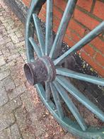 Oud wagenwiel - diameter 110 cm, Ophalen
