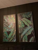 Coco maison schilderij banana leaves set 2, Ophalen