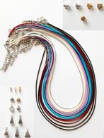 Nieuwe waxkoord kettingen, bails, tussen kralen, connectors, Ophalen of Verzenden, Nieuw, Kraal