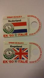 EK 80 1980 Italie stickers jonge jenever voetbal vintage, Verzamelen, Stickers, Gebruikt, Verzenden