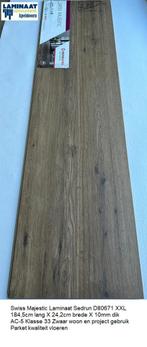 Swiss Majestic Laminaat Sedrun Oak 184,5cm X 24,2cm brede, Bruin, 75 m² of meer, Nieuw, XXL Laminaat Extra lang en Extra bred 10mm dik