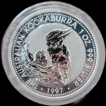 Volle rol 20 x 1 ounce kookaburra 1997 beschikbaar voor biedingen
