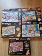 5 Wasgij Puzzels - Leuke Uitdaging!, Hobby en Vrije tijd, Ophalen of Verzenden, 500 t/m 1500 stukjes, Gebruikt, Legpuzzel