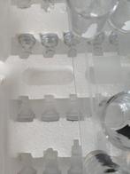 Schaakspel glas met shot glaasjes en stenen, Ophalen, Zo goed als nieuw