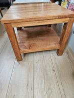 Salontafels Teak opknappers., Huis en Inrichting, Tafels | Bijzettafels, Ophalen of Verzenden, Vierkant, 45 tot 60 cm