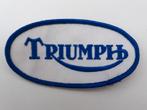 Triumph patch badge opnaai embleem, Ophalen of Verzenden, Nieuw, Motoren