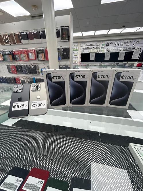iPhone 15 Pro Blue Titanium 100% Batterij ZGAN Garantie, Telecommunicatie, Mobiele telefoons | Apple iPhone, Zo goed als nieuw
