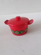 retro seventies EMSA deksel potje kunststof izgst 11 cm drs, Ophalen of Verzenden, Huis en Inrichting