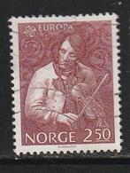 Verenigd Europa 1985 - Noorwegen - Violisten - Componisten, Postzegels en Munten, Ophalen of Verzenden, Gestempeld, Overige thema's