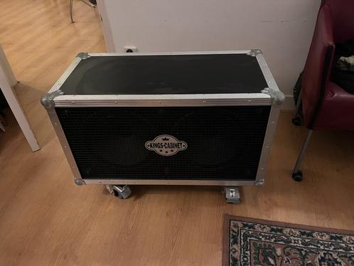 Kingscabinet: 2x12 speakerkast Celestion V30, Muziek en Instrumenten, Versterkers | Bas en Gitaar, Zo goed als nieuw, Gitaar, 100 watt of meer