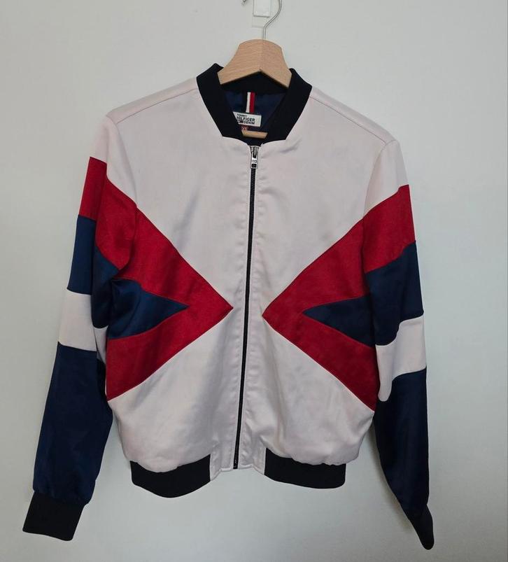 Tommy Hilfiger, Kleding | Heren, Jassen | Zomer, Zo goed als nieuw, Maat 46 (S) of kleiner, Blauw, Ophalen of Verzenden