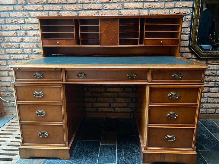 Antiek Bureau met Opzetstuk, Huis en Inrichting, Bureaus, Gebruikt, Bureau, Ophalen
