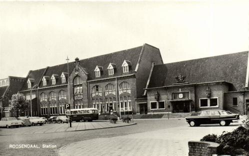 Roosendaal, Station - ongelopen, Verzamelen, Ansichtkaarten | Nederland, Ongelopen, Gelderland, 1920 tot 1940, Ophalen of Verzenden