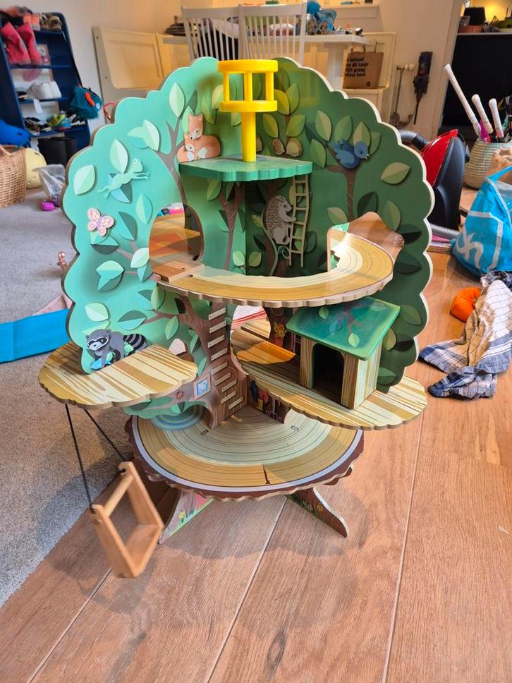 Boomhut voor fantasierijk speelplezier!, Kinderen en Baby's, Speelgoed | Poppenhuizen, Zo goed als nieuw, Ophalen