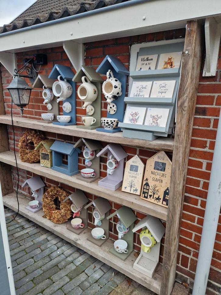 Theepot Vogelhuisjes - Unieke Tuindecoratie, Tuin en Terras, Vogelhuisjes en Vogelbaden, Nieuw, Ophalen of Verzenden