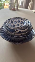 Set schalen blauw, Huis en Inrichting, Keuken | Servies, Ophalen of Verzenden, Overige stijlen, Schaal of Schalen