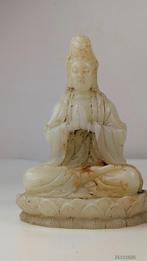 Mooi beeldje Quan Yin jade, Ophalen of Verzenden