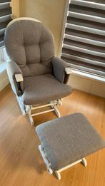 Childhome gliding chair schommelstoel met voetenbankje grijs, Huis en Inrichting, Fauteuils, Zo goed als nieuw, Ophalen