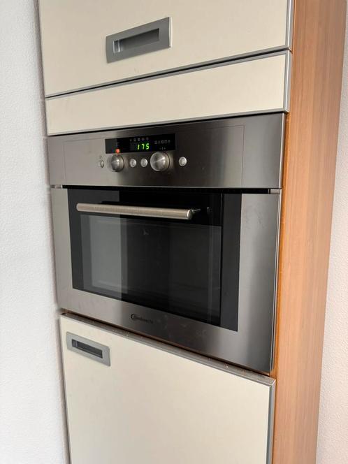 Bauknecht EMCHS 6244 inbouw combimagnetron, Witgoed en Apparatuur, Ovens, Zo goed als nieuw, Oven, 45 tot 60 cm, Ophalen
