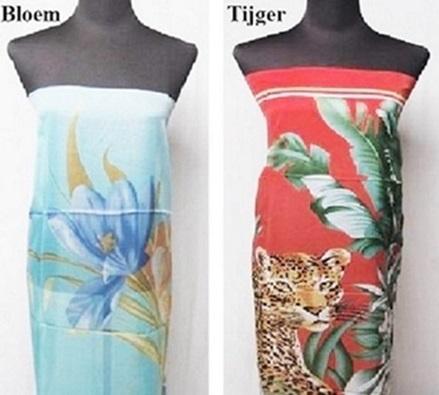 Pareo omslagdoek set/2 Nieuw, Kleding | Dames, Badmode en Zwemkleding, Nieuw, Overige typen, Overige kleuren, Verzenden