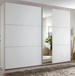 Kledingkast zweefdeur wit met spiegel (261 x 210), Huis en Inrichting, Kasten | Kledingkasten, Ophalen, Gebruikt, 200 cm of meer