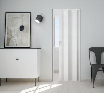 Harmonica / vouwdeur Rapid grijs met slot 83x204 cm beschikbaar voor biedingen