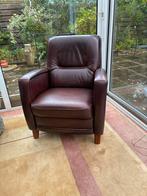 Lederen fauteuil Mecam, Old Saddle leer., Huis en Inrichting, Fauteuils, Ophalen of Verzenden, Zo goed als nieuw, Leer, 75 tot 100 cm