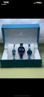 Swarovski set horloge en armbanden nieuw !, Overige merken, Staal, Staal, Polshorloge