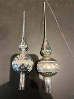 2 kerstpieken zilver, Ophalen of Verzenden, Gebruikt
