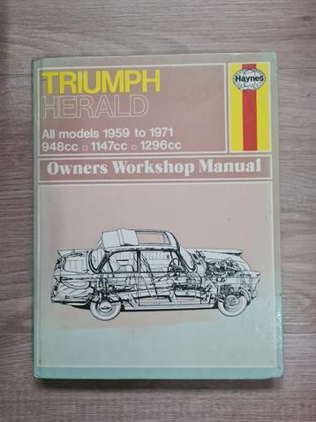 Haynes vraagbaak Triumph Herald 1959 tot 1971 beschikbaar voor biedingen