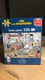 500 Jan van Haasteren - who’s next, Hobby en Vrije tijd, Denksport en Puzzels, Ophalen of Verzenden, 500 t/m 1500 stukjes, Zo goed als nieuw