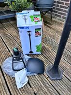 Staande tuinlamp, zwart., Ophalen of Verzenden, Zo goed als nieuw, Minder dan 50 watt, Staande lamp
