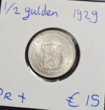 halve gulden 1929 Wilhelmina Nederland, ½ gulden, Verzenden, Zilver, Koningin Wilhelmina