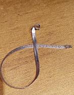 Zilveren Italiaanse armband  I love you, Sieraden, Tassen en Uiterlijk, Armbanden, Ophalen of Verzenden, Zo goed als nieuw, Zilver