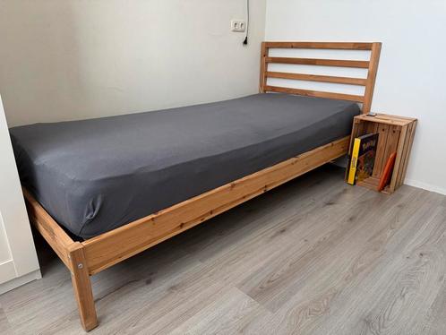 Ikea TARVA Eenpersoons Bed, grenen, 90x200 cm, Huis en Inrichting, Slaapkamer | Bedden, Gebruikt, Eenpersoons, 90 cm, 200 cm, Hout