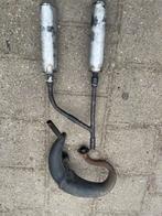 Originele derbi uitlaat met dubbele Dempers metrakit, Ophalen of Verzenden, Zo goed als nieuw, Uitlaat