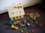 vintage F P  schooltje met veel acc + f p bus, Ophalen, Gebruikt, Speelset, Met geluid
