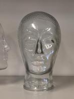 Vintage Glazen Hoofd voor koptelefoon Mannequin, Ophalen, Gebruikt, ., .