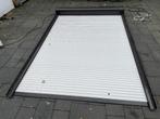 bruin/wit electrisch rolluik breed 1.80,5 x 2.74 mtr hoog, Doe-het-zelf en Verbouw, Rolluiken, Ophalen, Gebruikt, 200 cm of meer