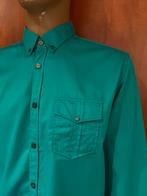 GUCCI overhemd maat 44 xl origineel zgan, Blauw, Ophalen of Verzenden, Zo goed als nieuw, Gucci