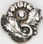 Art nouveau zilveren broche Georg Jensen Denmark Denemarken, Verzenden, Zilver