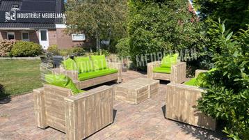 Houten Tuinmeubelen Loungebank Loungeset Tuinset Tuinbanken beschikbaar voor biedingen