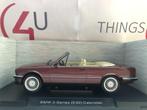 MCG 1:18 BMW 325i E30 cabrio donkerrood metallic nieuw, Ophalen of Verzenden, Nieuw, Auto, Overige merken