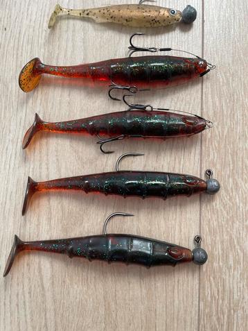 Snoekbaars Shads Nieuwstaat - Loodkop & Stinger beschikbaar voor biedingen