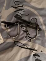 Knop sporen met leren bandjes, Dieren en Toebehoren, Ophalen of Verzenden, Zo goed als nieuw, Dressuur